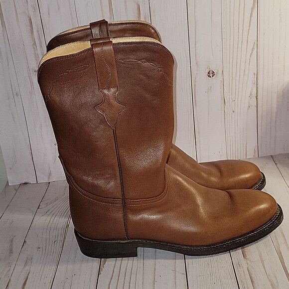 Atomic 79 Nutted Men's 9" Super Roper Calf Boots Waxy Retanned Leather Mens 11 D - Picture 1 of 14
